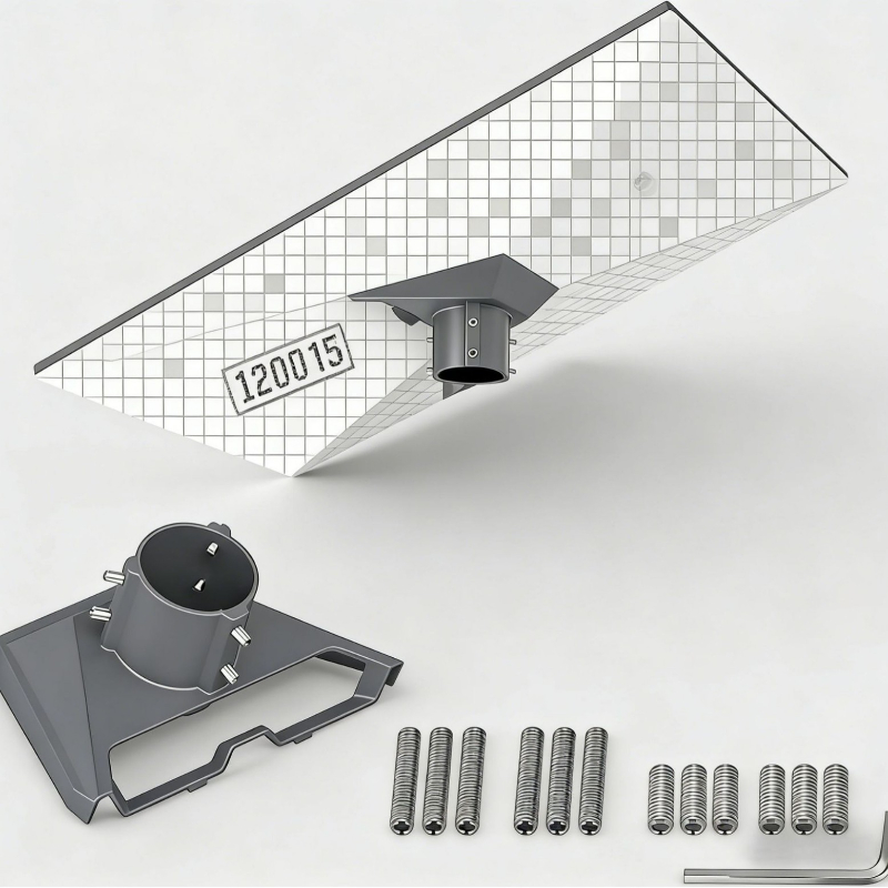 Outdoor Furniture - Zware aluminium Gen3 buitenbeugel, installatiebasisset van