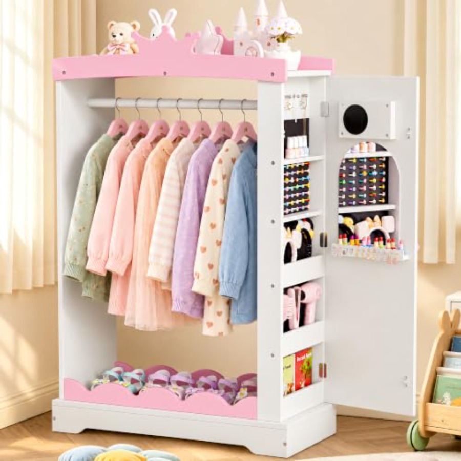 Full Length Mirror Jewelry Armoire - Verkleedkast met verlichte spiegel in volle