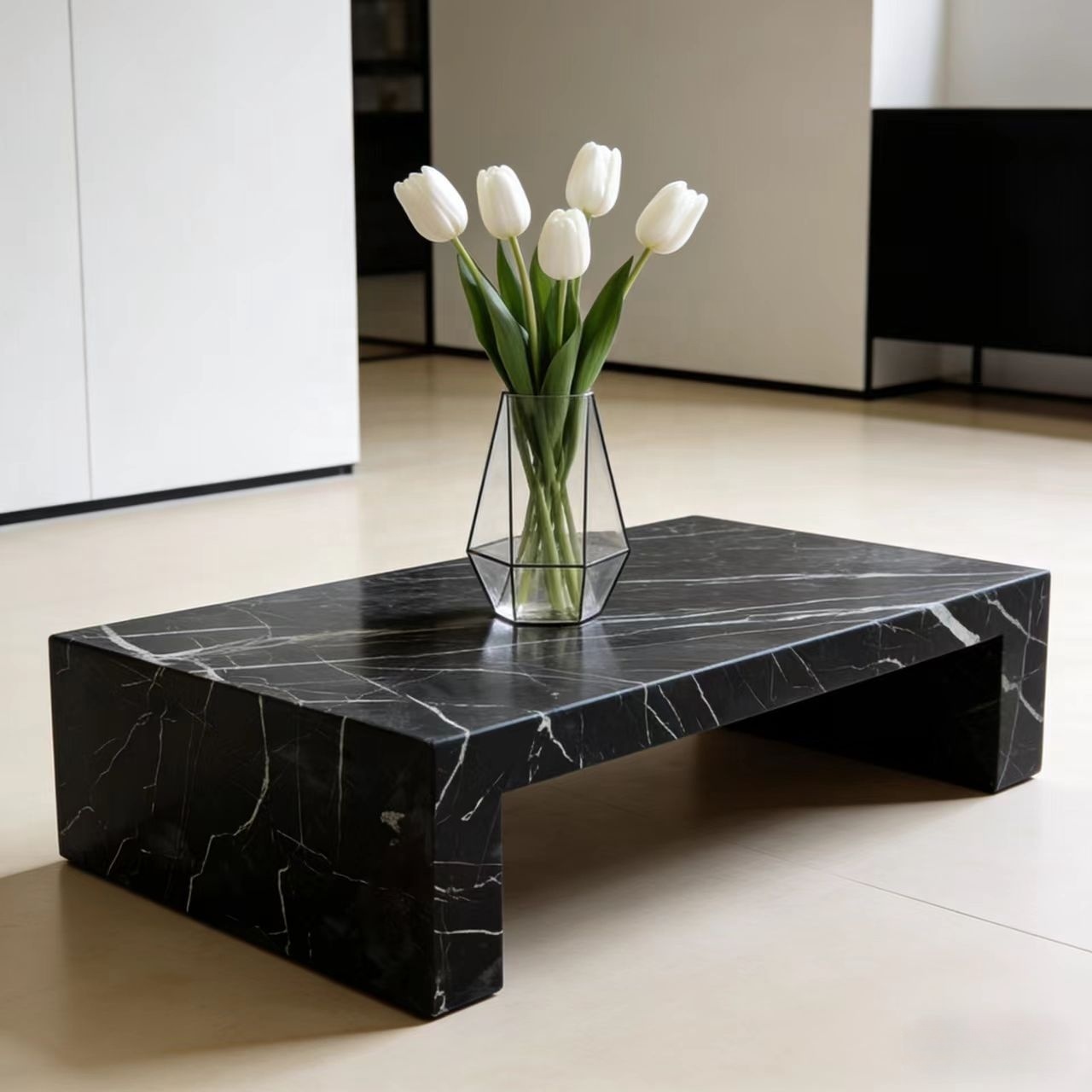Bedroom Furniture - Moderne luxe Scandinavische marmeren sokkels duurzame