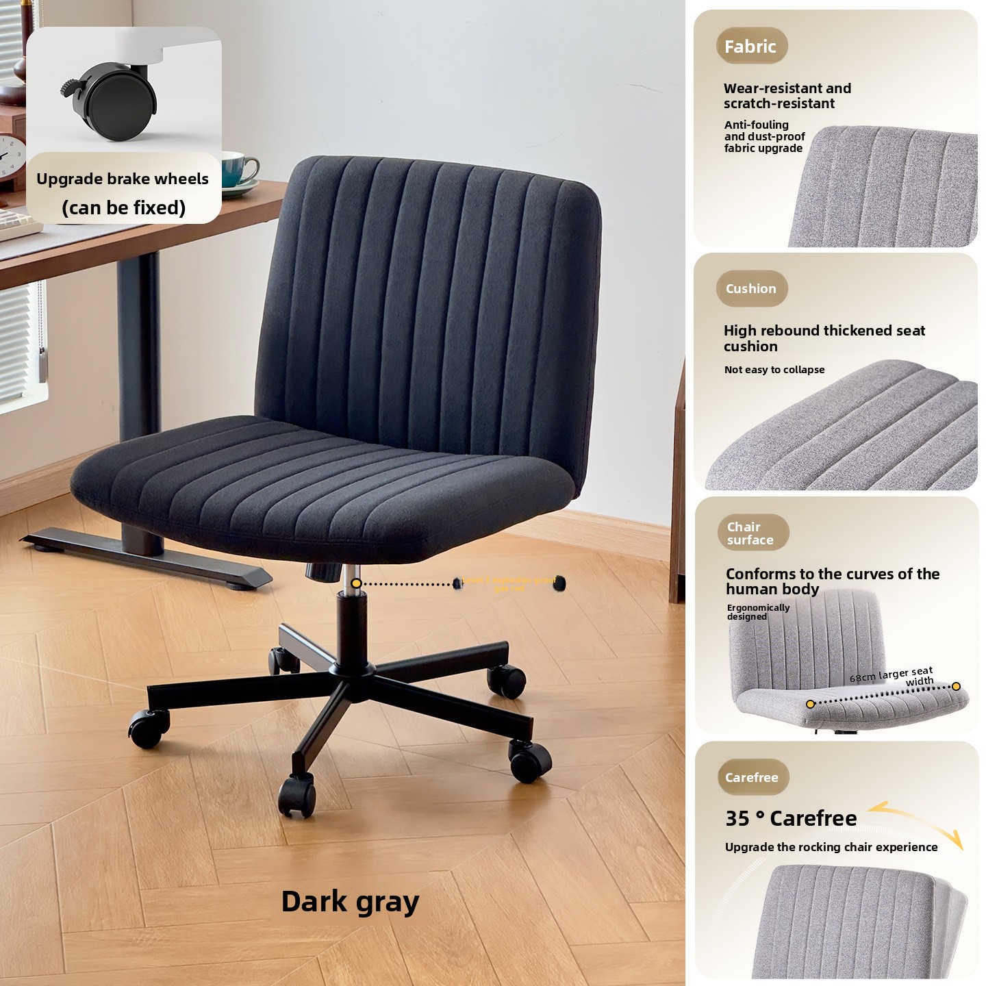Chairs - Prachtige computerstoel, make-upstoel voor meisjes, zittende