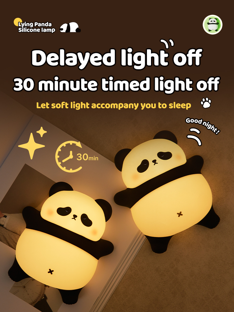 Floating Nightstand With Led Light - Schattige Cartoon Led Nachtlampje Touch Sensor