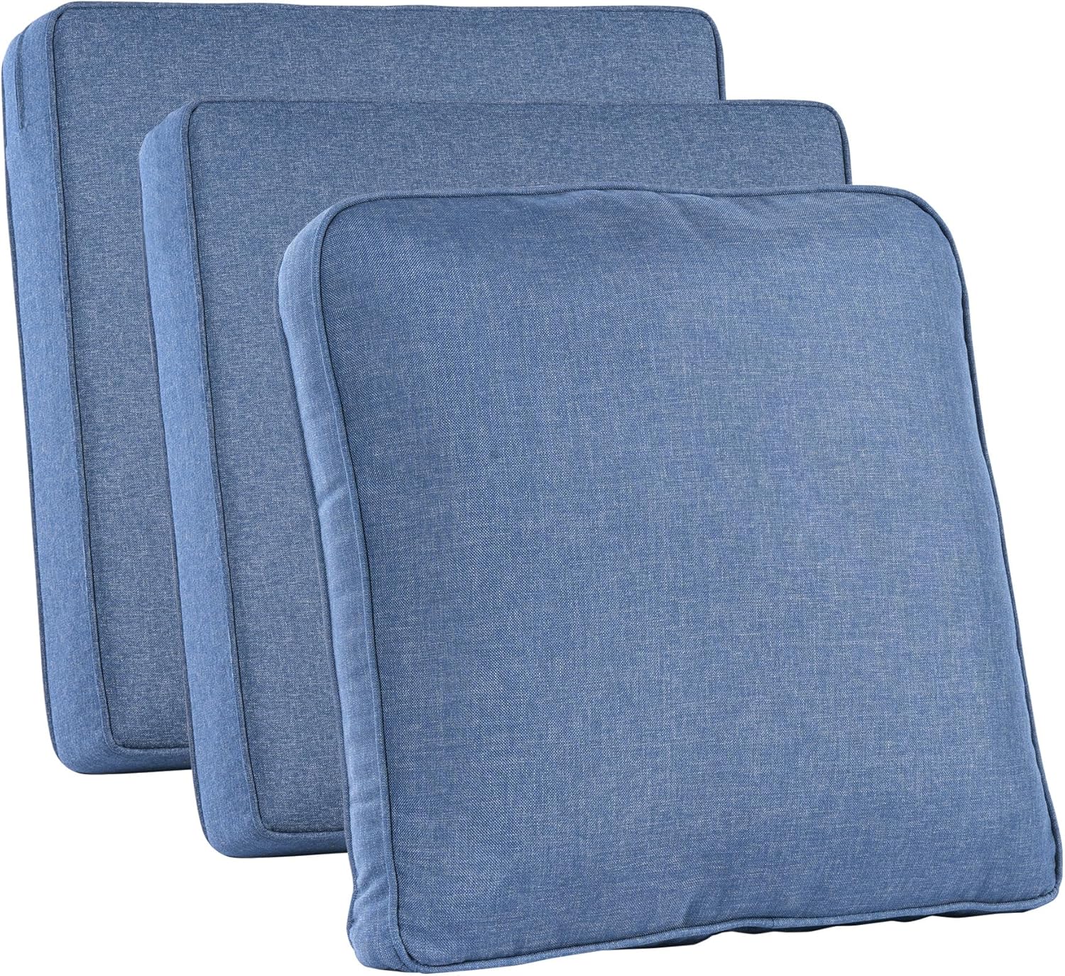 Outdoor Furniture - Kussenhoezen voor buitenmeubilair, denimblauw, waterdicht met