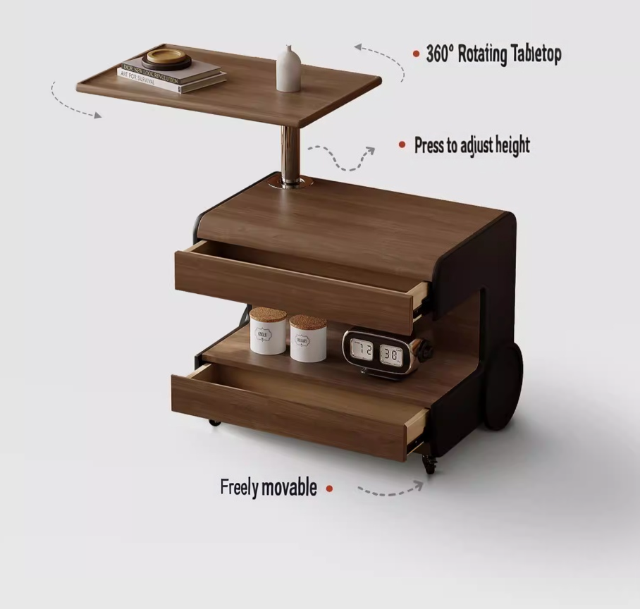 #   Massief houten nachtkastje - Solid Wood Nightstand 2 Drawers recensie en prijs