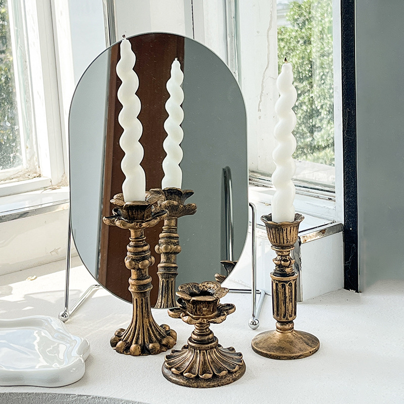Vintage bronzen kandelaar beel - Tables recensie en prijs