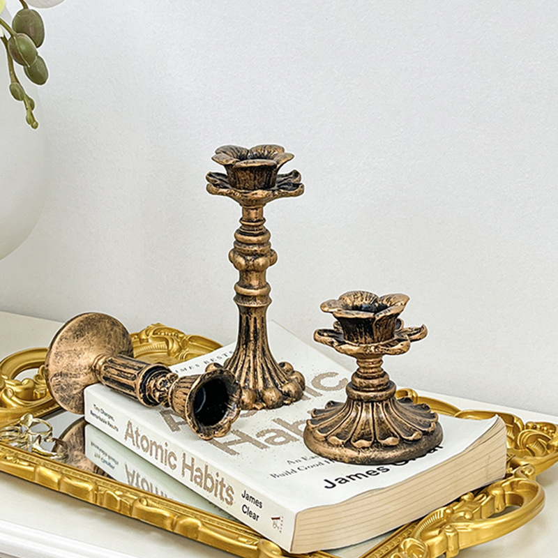 Vintage bronzen kandelaar beel - Tables recensie en prijs