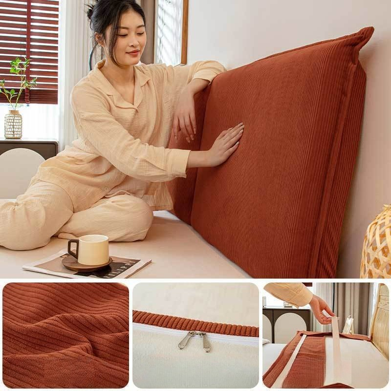 Corduroy bedrugsteunkussen Afn - Headboard Cushion Backrest Tatami recensie en prijs