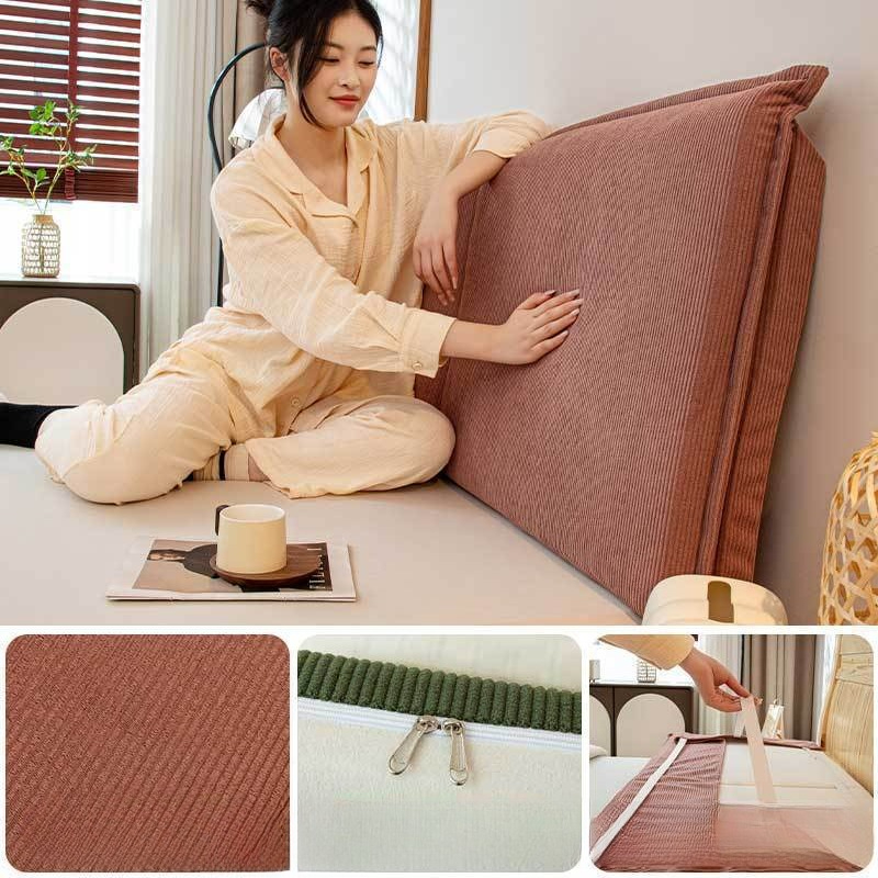 Corduroy bedrugsteunkussen Afn - Headboard Cushion Backrest Tatami recensie en prijs