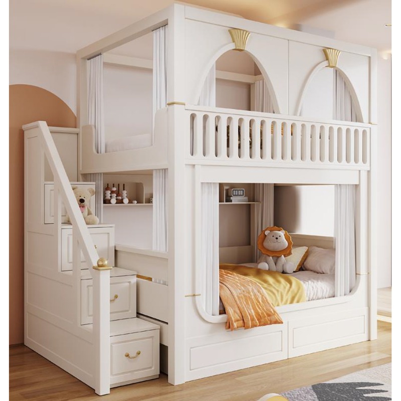 Kinderstapelebedden met glijba - Bunk Bed With Stairs And Slide recensie en prijs