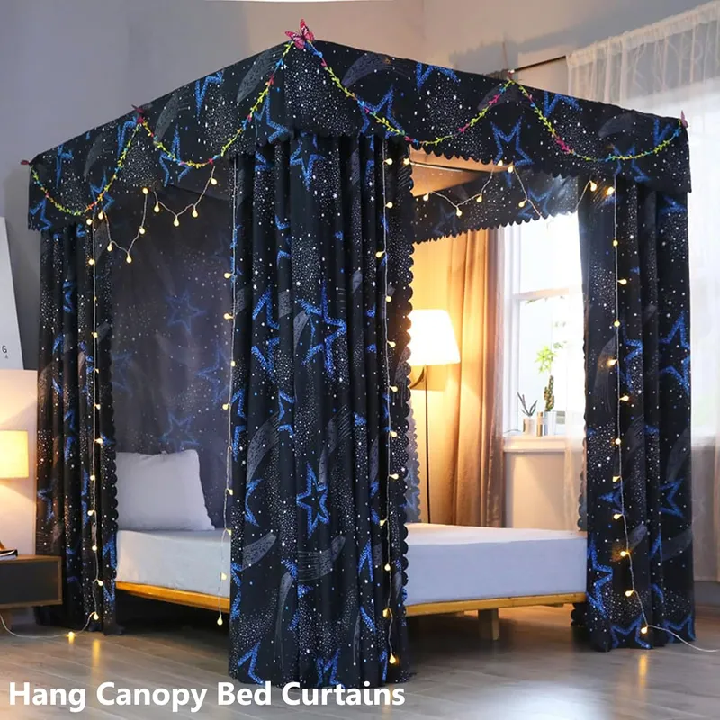 Hoogwaardige metalen stijlen v - Canopy Bed Frame Metal Queen recensie en prijs