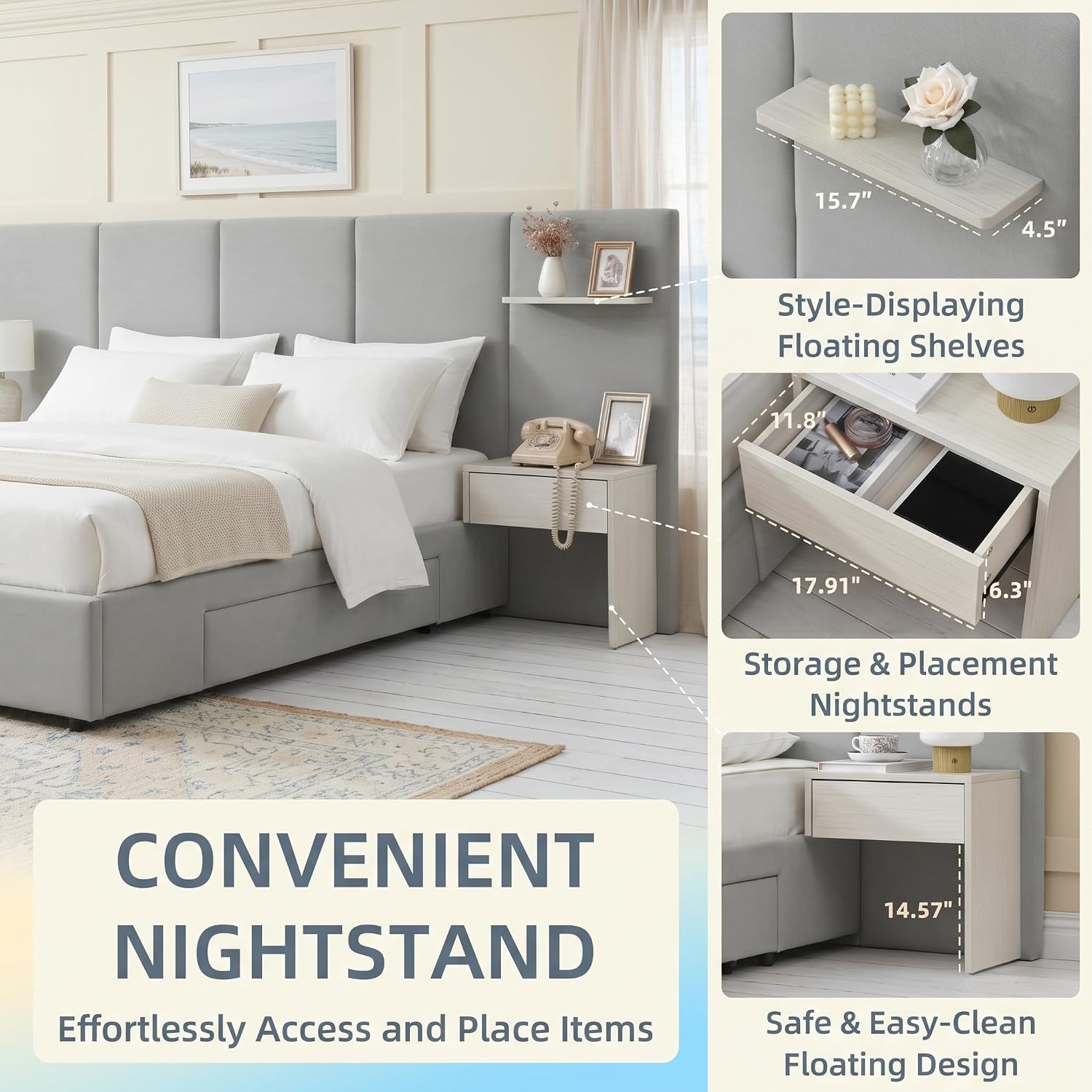 Kingsize bedframe met opbergru - King Size Bed Frame With Storage Drawers recensie en prijs