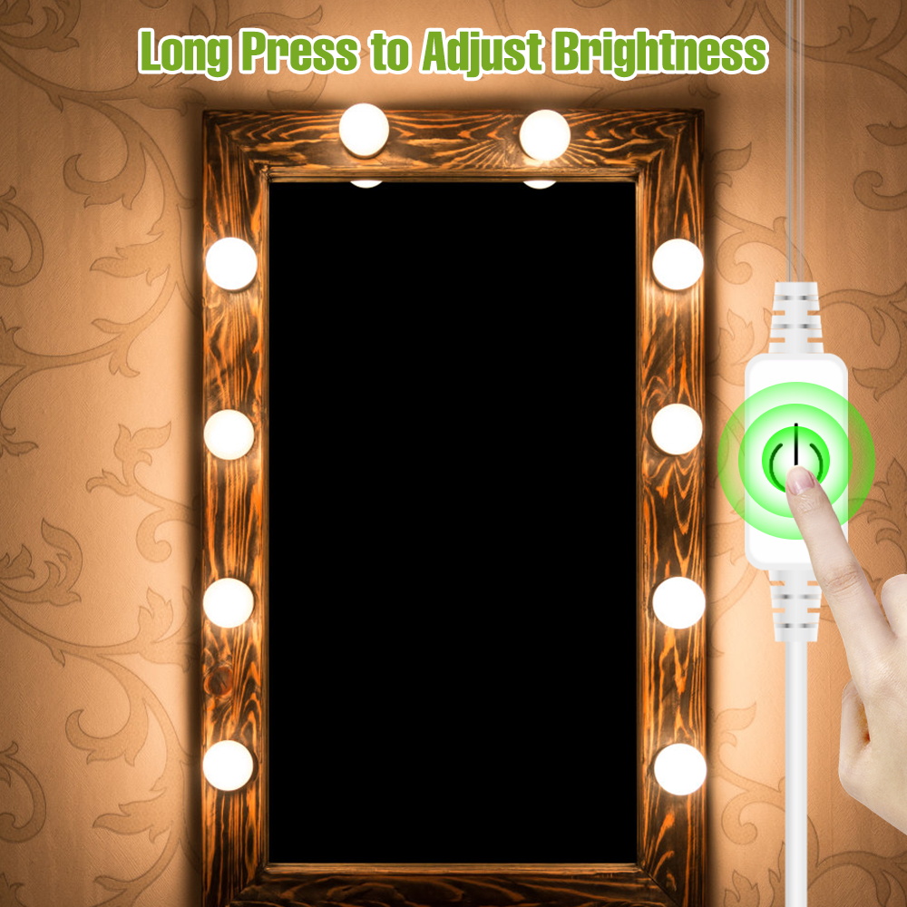 LED Make-upspiegel Gloeilamp 5 - Dressing Table Vanity With Lighted Mirror recensie en prijs
