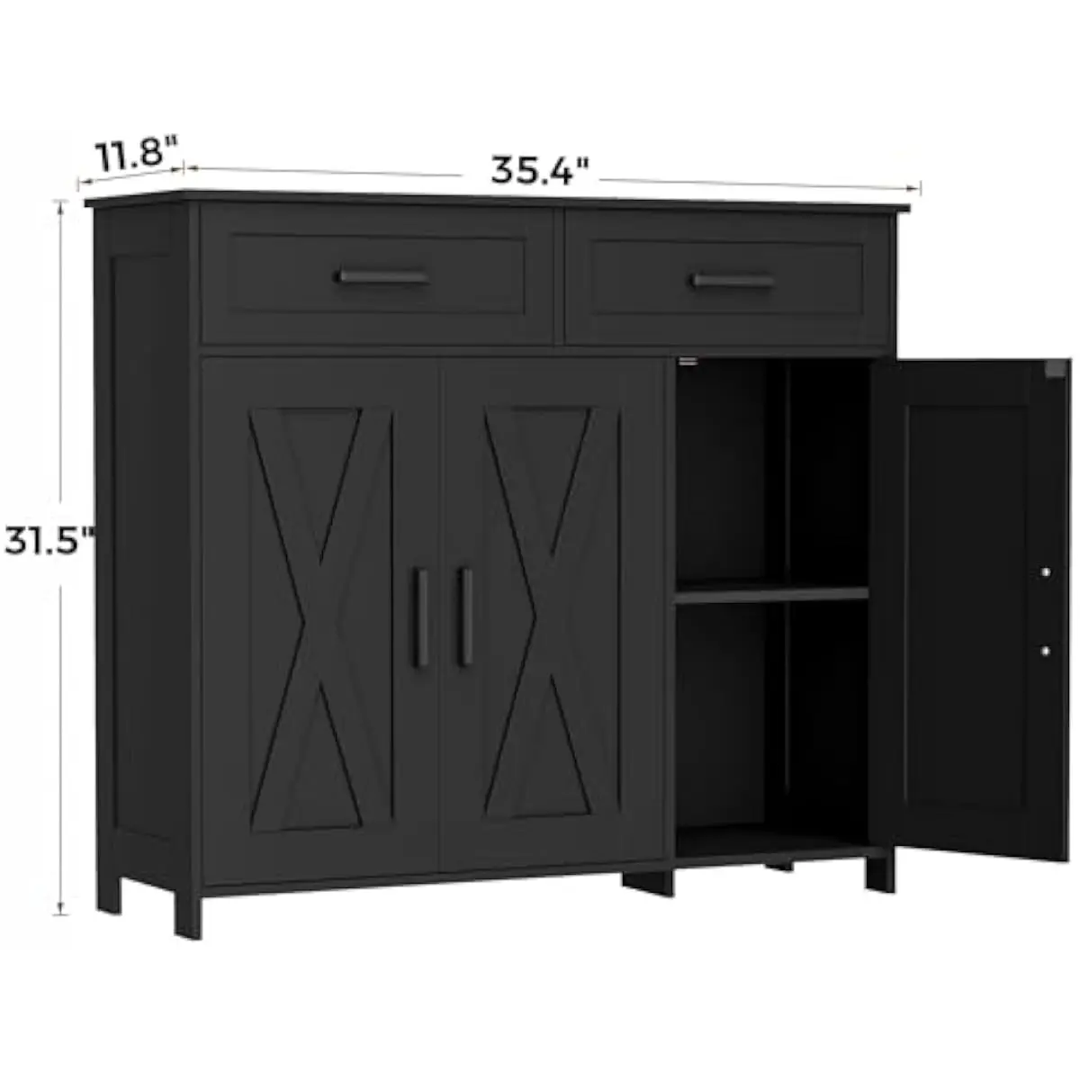 Koffiebar opbergkast met laden - Storage recensie en prijs