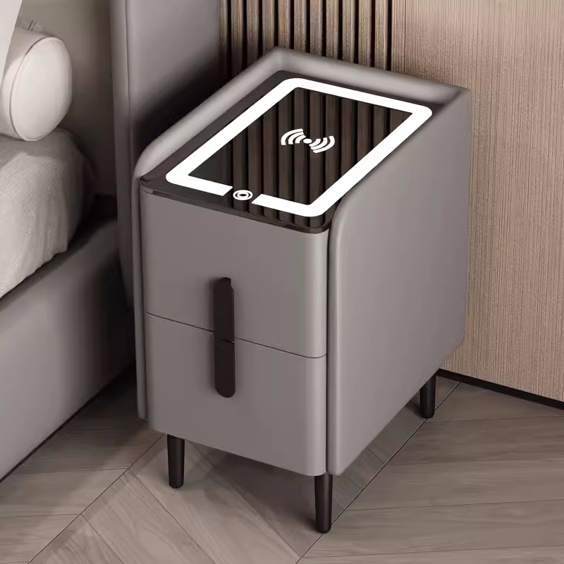 Slim nachtkastje in Scandinavi - Solid Wood Nightstand 2 Drawers recensie en prijs