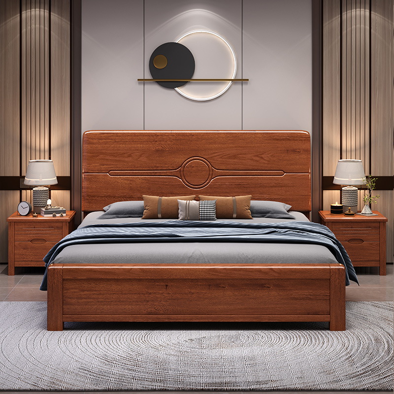 @￥Walnoot massief houten bed E - Gas Lift Storage Bed Hydraulic recensie en prijs