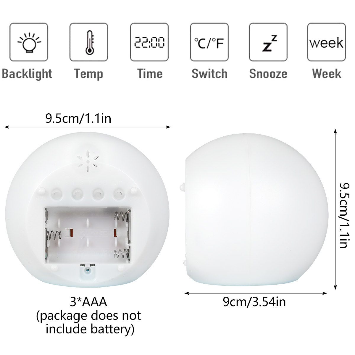 Digitale wekker voor kinderen  - Floating Nightstand With Led Light recensie en prijs