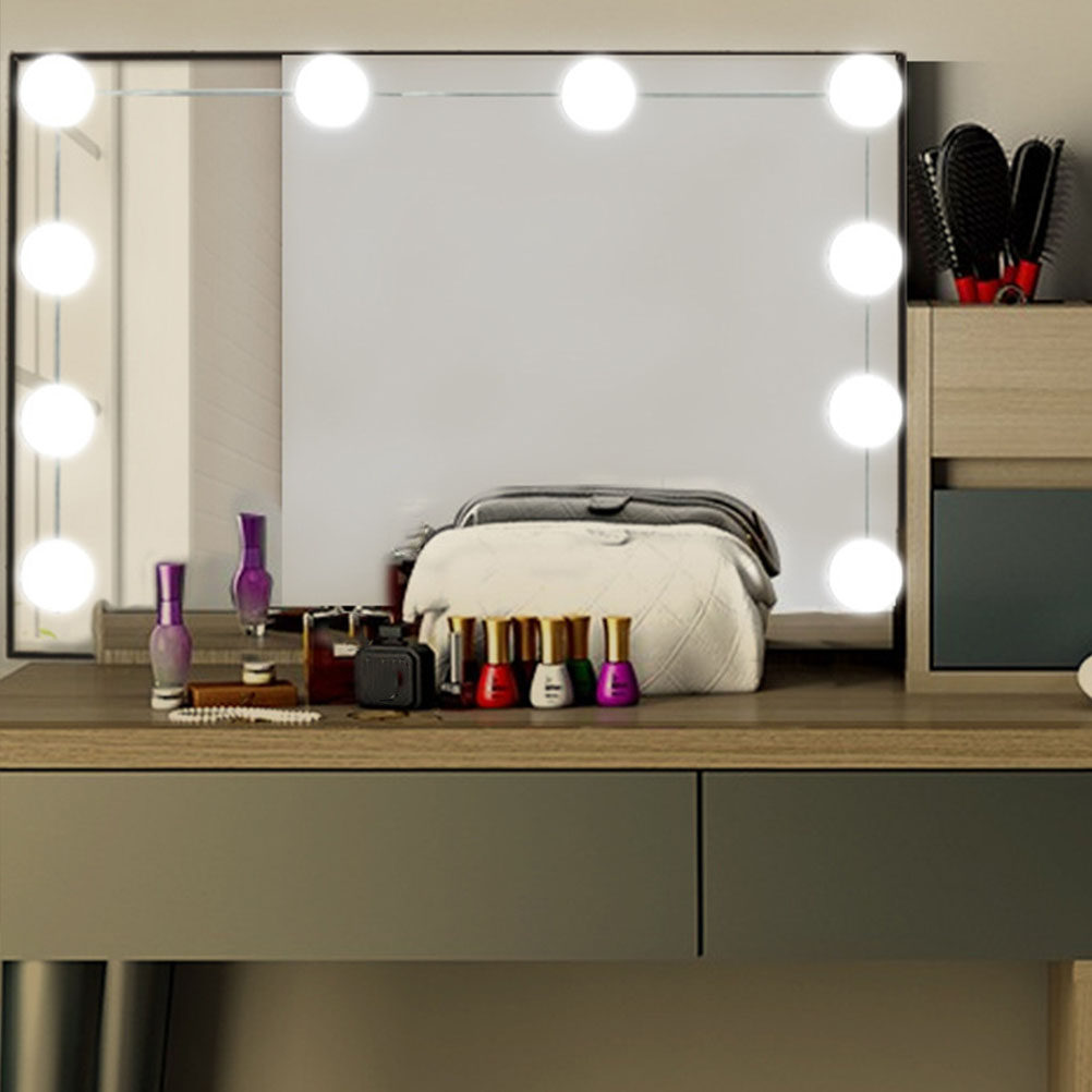 1 set LED make-up spiegel met  - Dressing Table Vanity With Lighted Mirror recensie en prijs