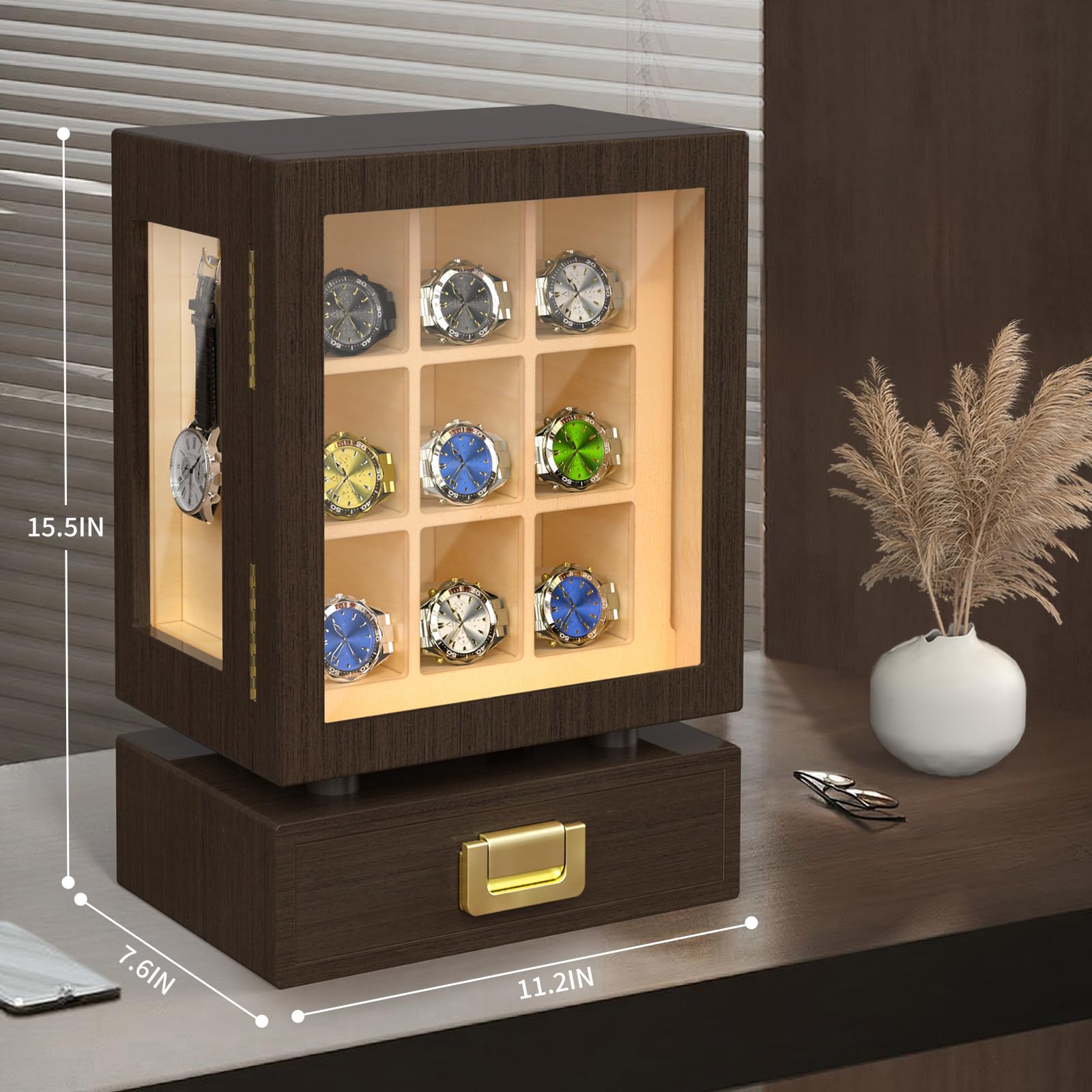 Houten opbergdoos voor horloge - Storage recensie en prijs