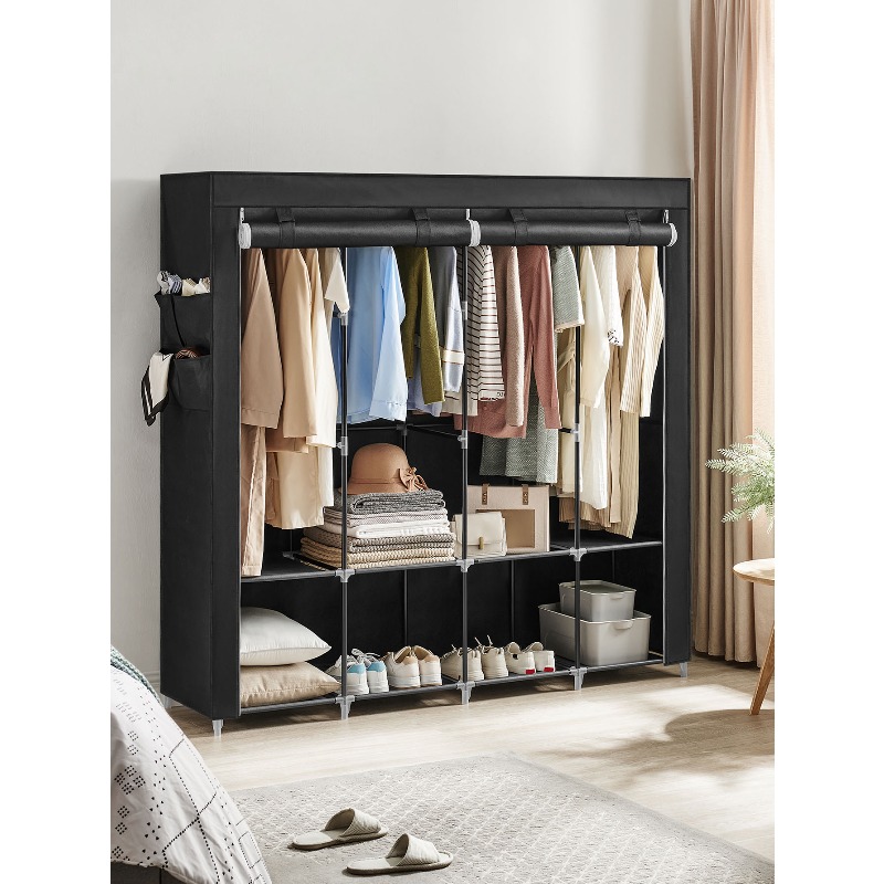 Draagbare kast, kledingkast-or - Wardrobe Closet Portable Fabric Cover recensie en prijs