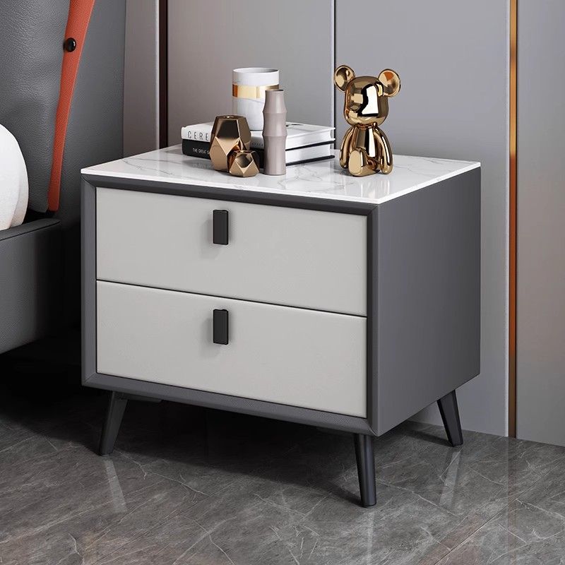 Scandinavische stijl massief h - Solid Wood Nightstand 2 Drawers recensie en prijs