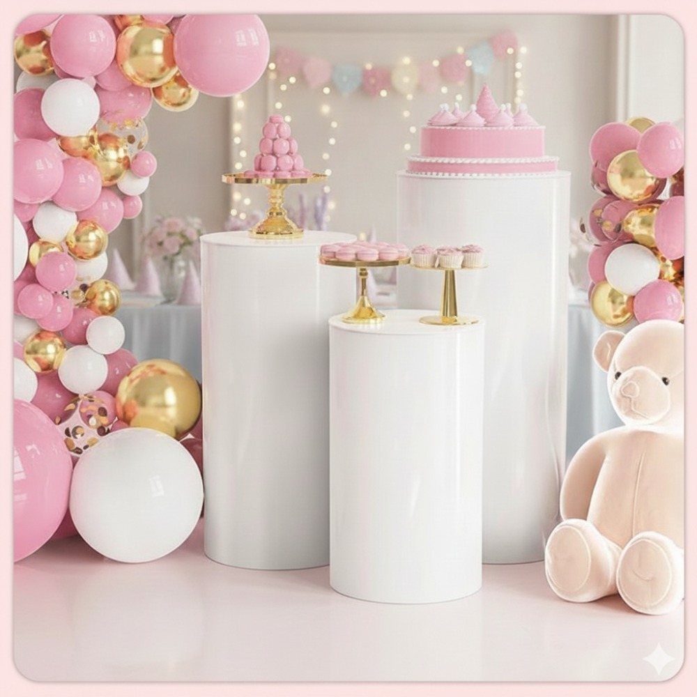 3/5 stuks witte cilindrische s - Tables recensie en prijs