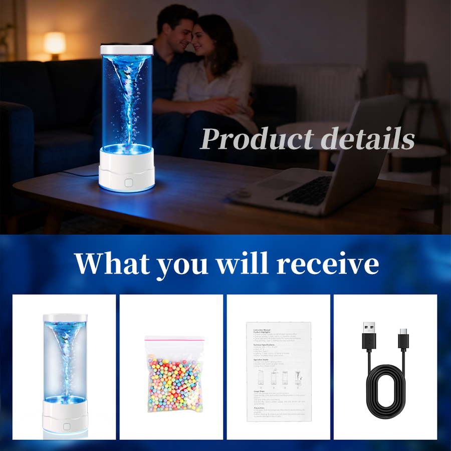 Creatief LED Tornado-nachtlamp - Floating Nightstand With Led Light recensie en prijs