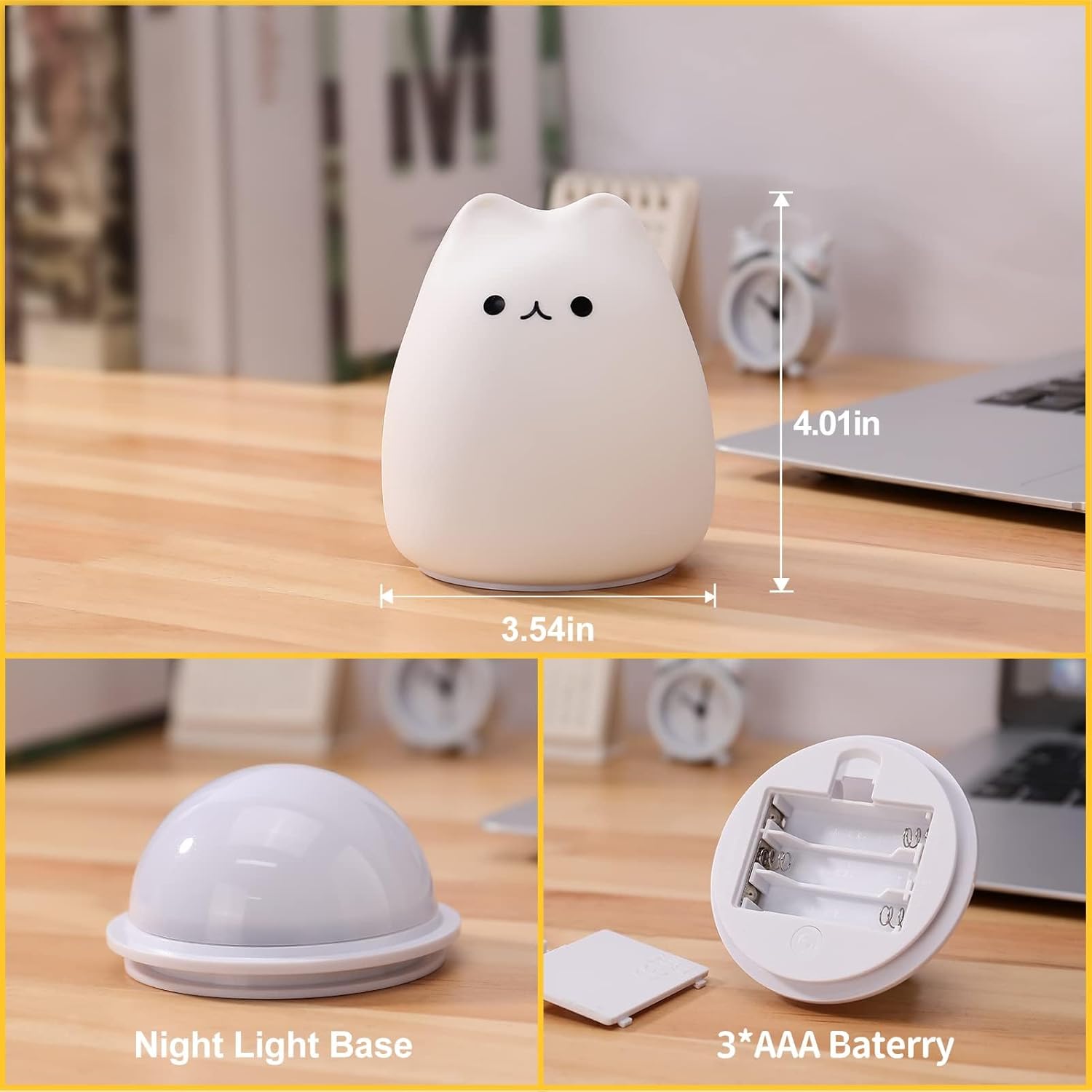 Schattig kattennachtlampje RGB - Floating Nightstand With Led Light recensie en prijs