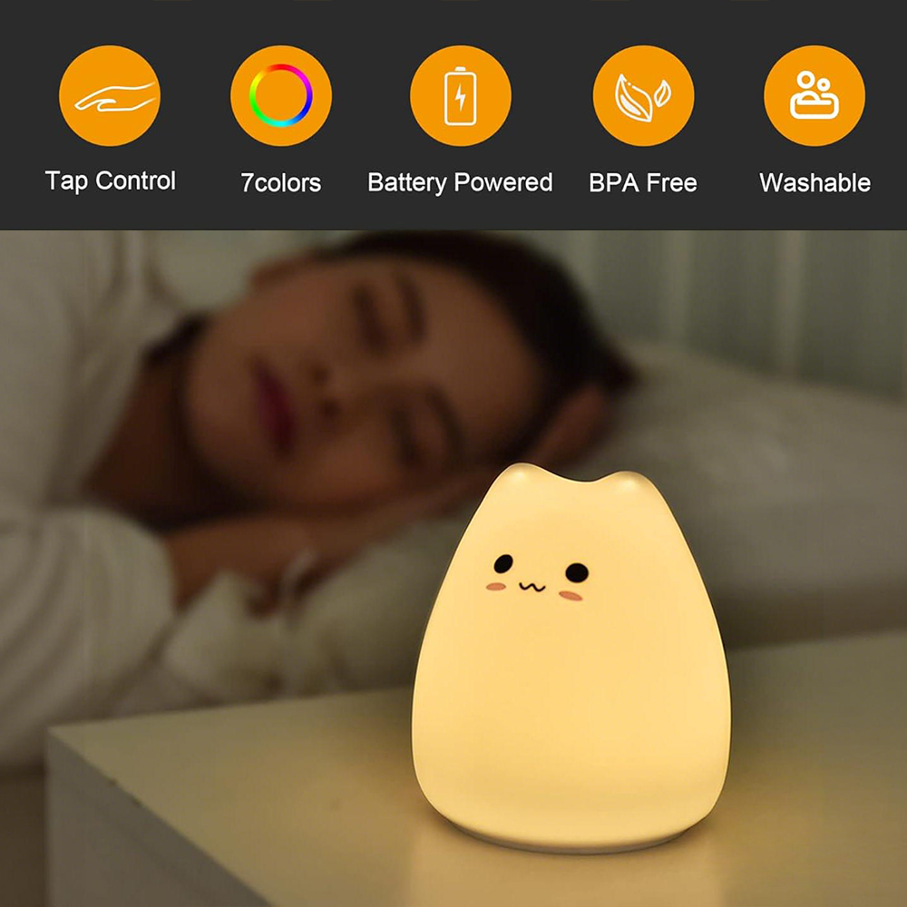 Schattig kattennachtlampje RGB - Floating Nightstand With Led Light recensie en prijs
