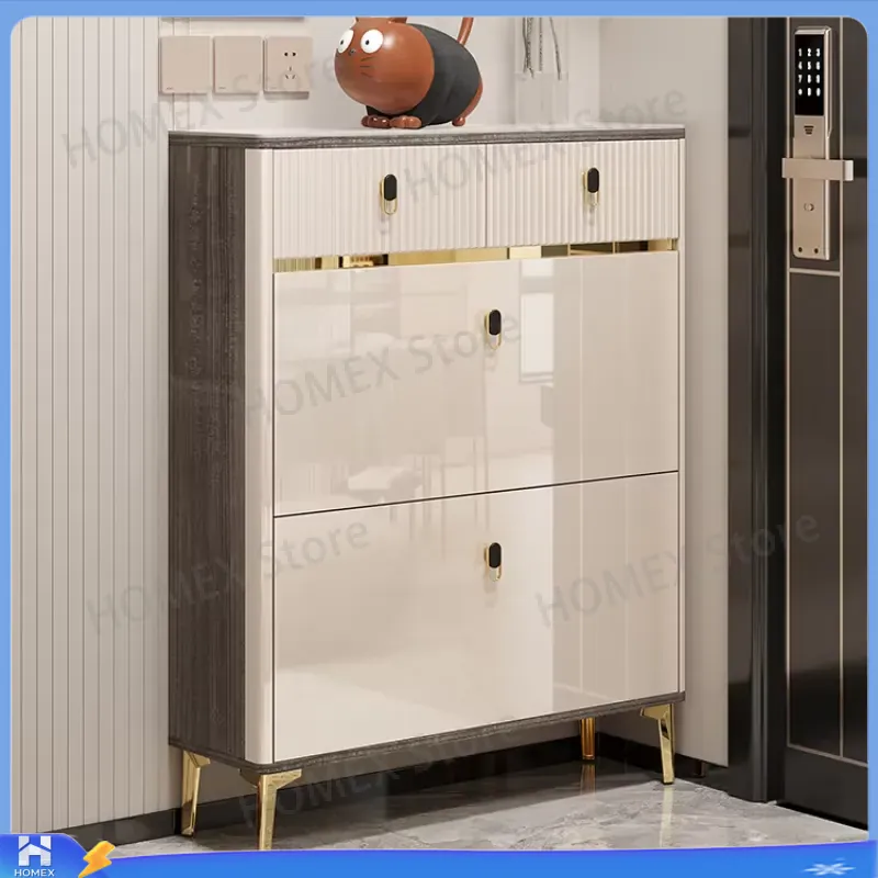 Waterdichte schoenenkast met k - Shoe Rack Cabinet Narrow Entryway recensie en prijs