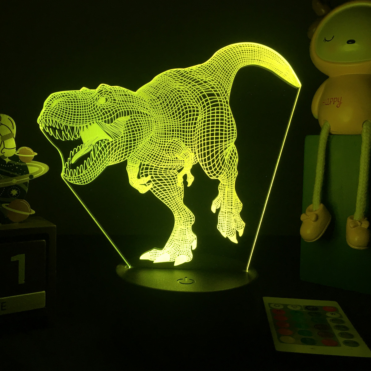 3d Led Dinosaurus Nachtlampje  - Floating Nightstand With Led Light recensie en prijs