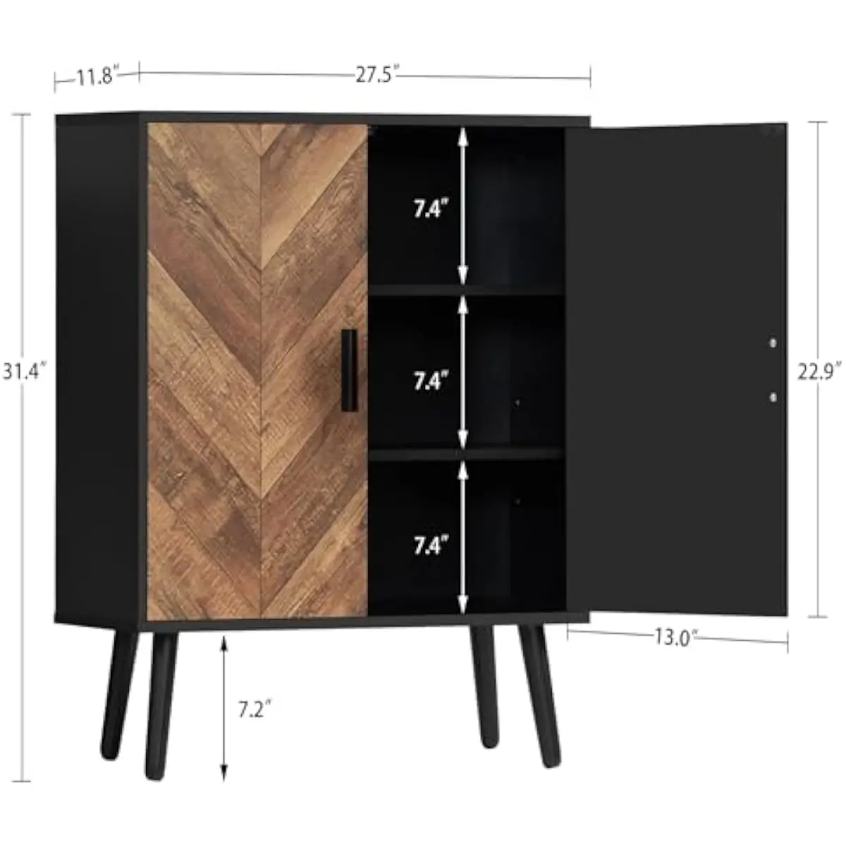 Opbergmeubel met twee verstelb - Storage recensie en prijs