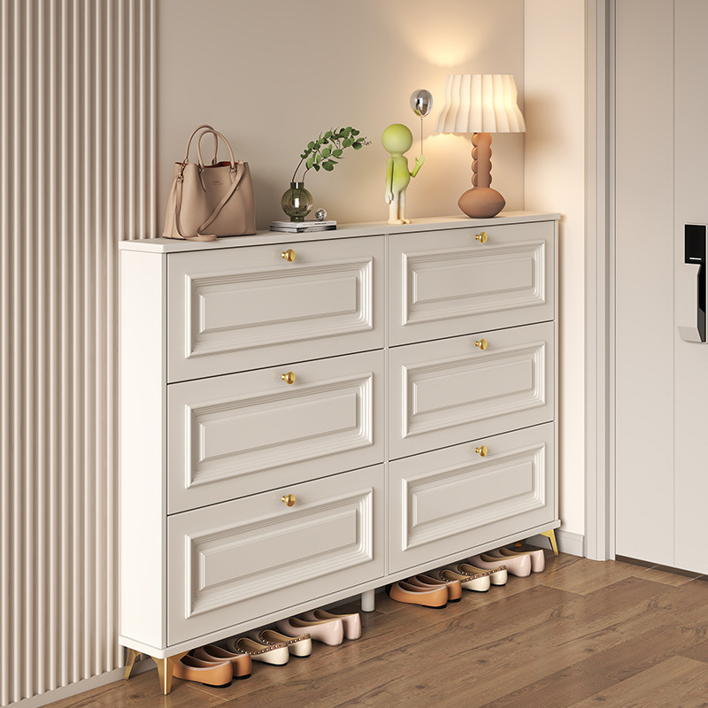 Franse schoenenkast - romig ul - Shoe Rack Cabinet Narrow Entryway recensie en prijs