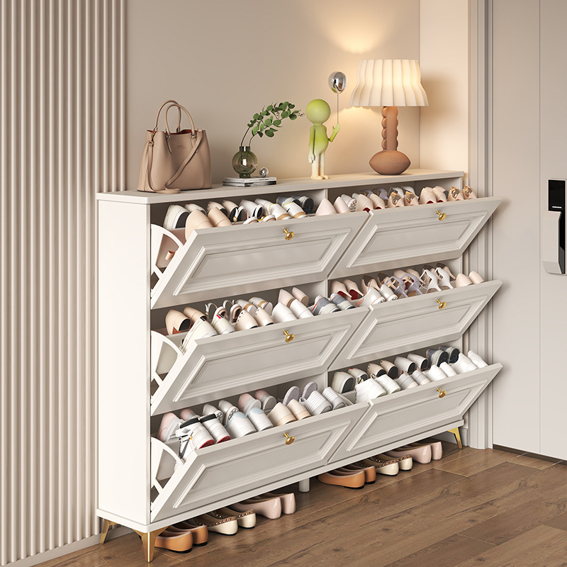 Franse schoenenkast - romig ul - Shoe Rack Cabinet Narrow Entryway recensie en prijs