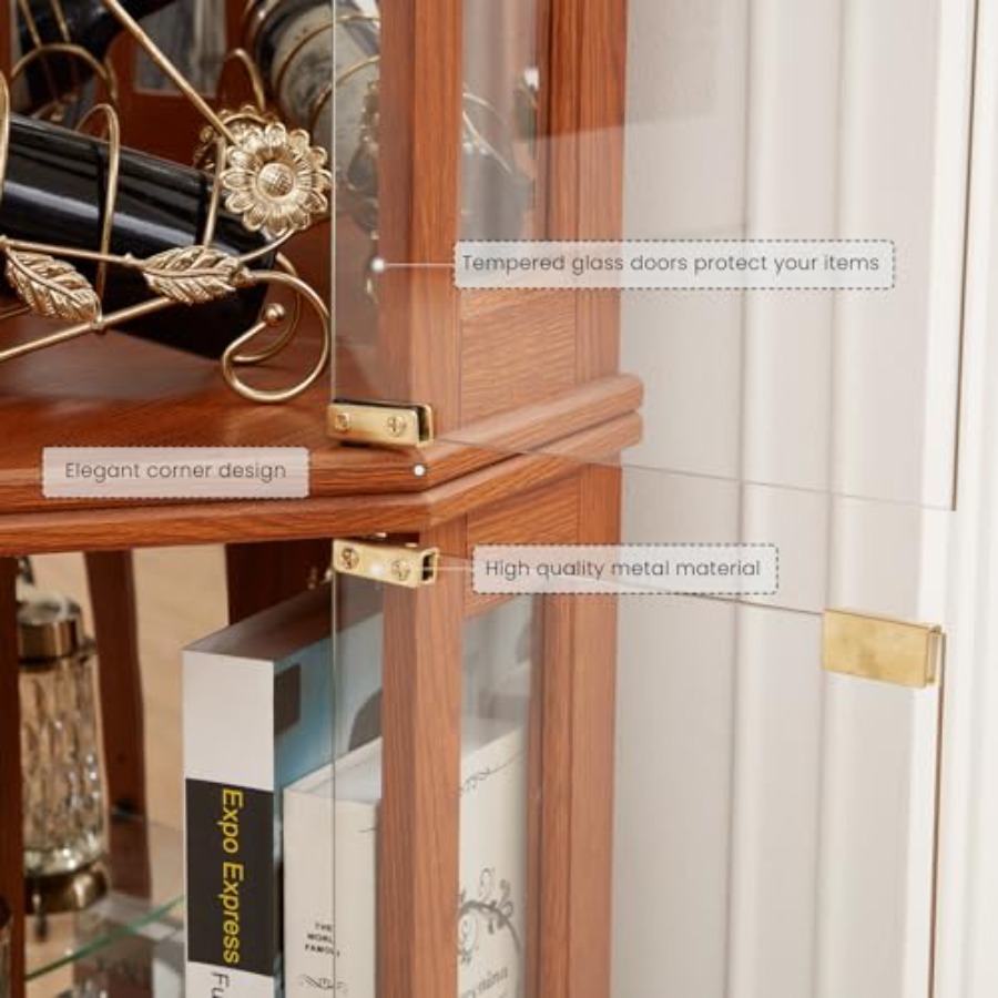 Hoekvitrinekast voor drankenop - Storage recensie en prijs