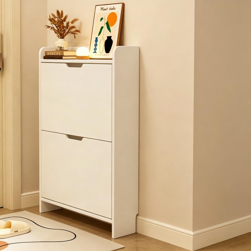 2-delige houten schoenenkast m - Shoe Rack Cabinet Narrow Entryway recensie en prijs