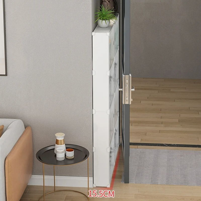 ‌ Schoenenrek zonder boren bov - Shoe Rack Cabinet Narrow Entryway recensie en prijs