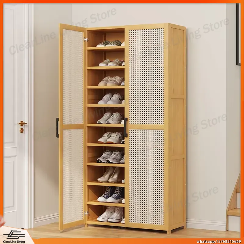 Moderne multi-laagse schoenenr - Shoe Rack Cabinet Narrow Entryway recensie en prijs