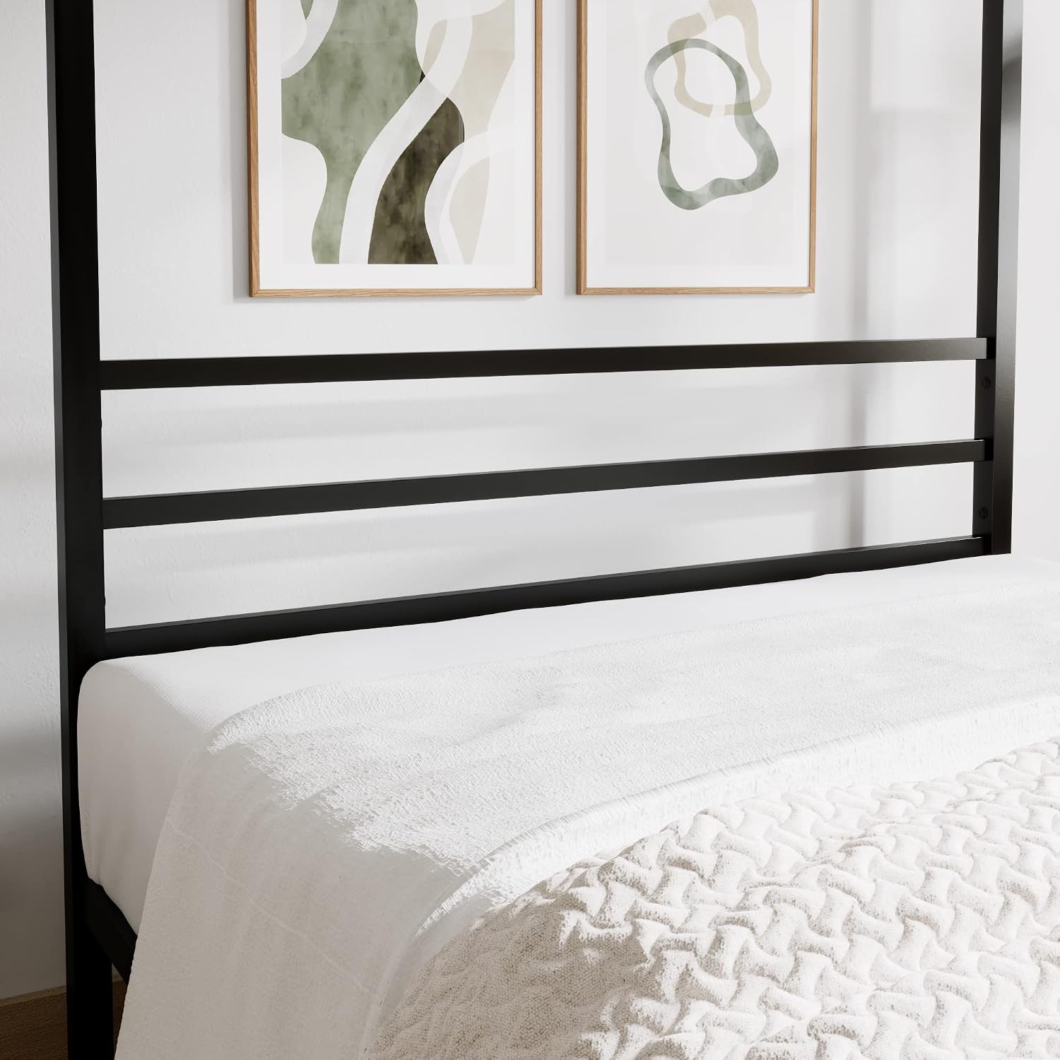 Koningin-formaat metalen hemel - Canopy Bed Frame Metal Queen recensie en prijs