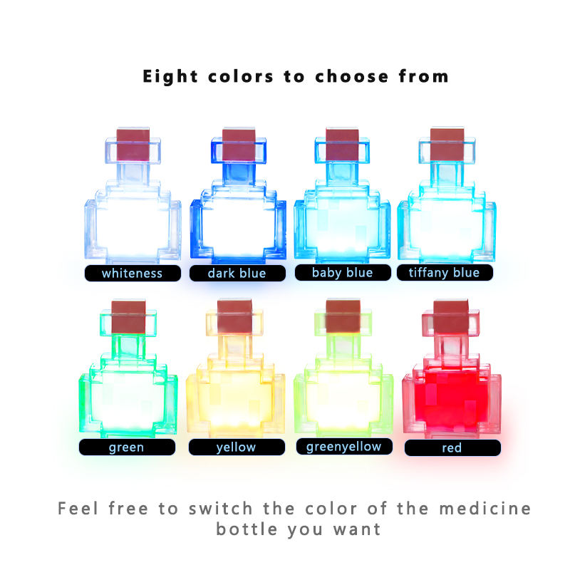 MC Game Potion Bottle Nachtlam - Floating Nightstand With Led Light recensie en prijs