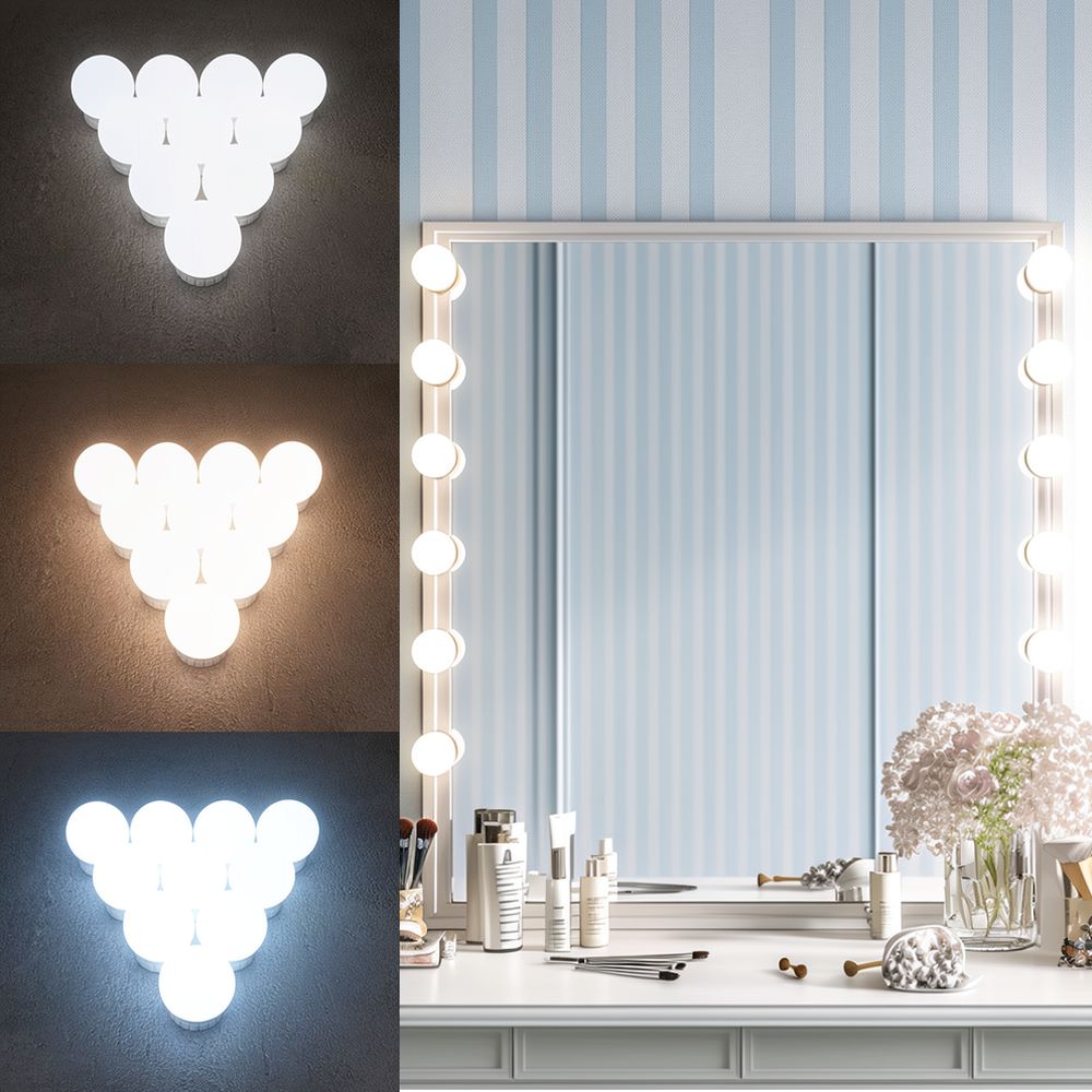 LED-spiegelverlichting in Holl - Dressing Table Vanity With Lighted Mirror recensie en prijs