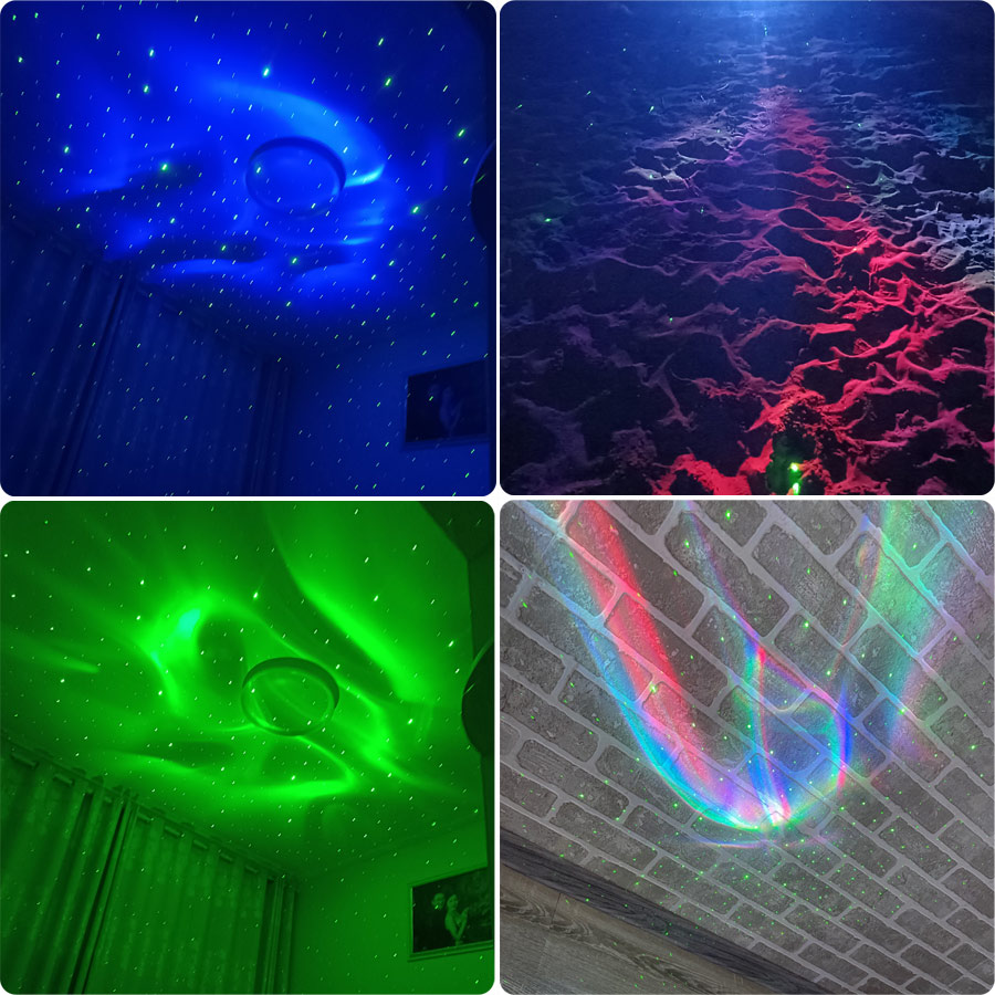 SA204 RGB LED Motief Aurora Pr - Floating Nightstand With Led Light recensie en prijs
