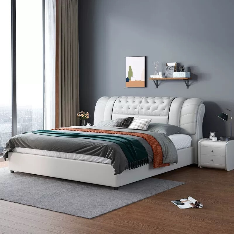Slaapkamermeubilair lederen be - King Size Bed Frame With Storage Drawers recensie en prijs