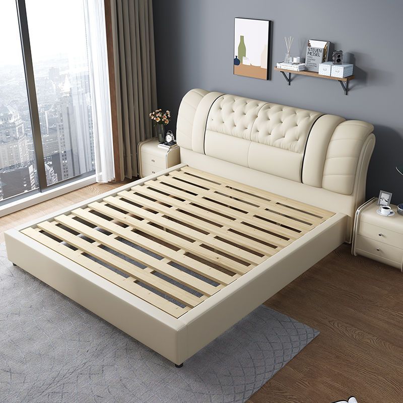 Slaapkamermeubilair lederen be - King Size Bed Frame With Storage Drawers recensie en prijs