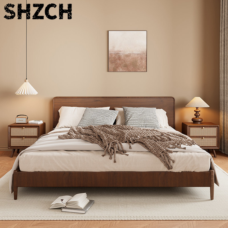 Massief houten nachtkastje met - Solid Wood Nightstand 2 Drawers recensie en prijs