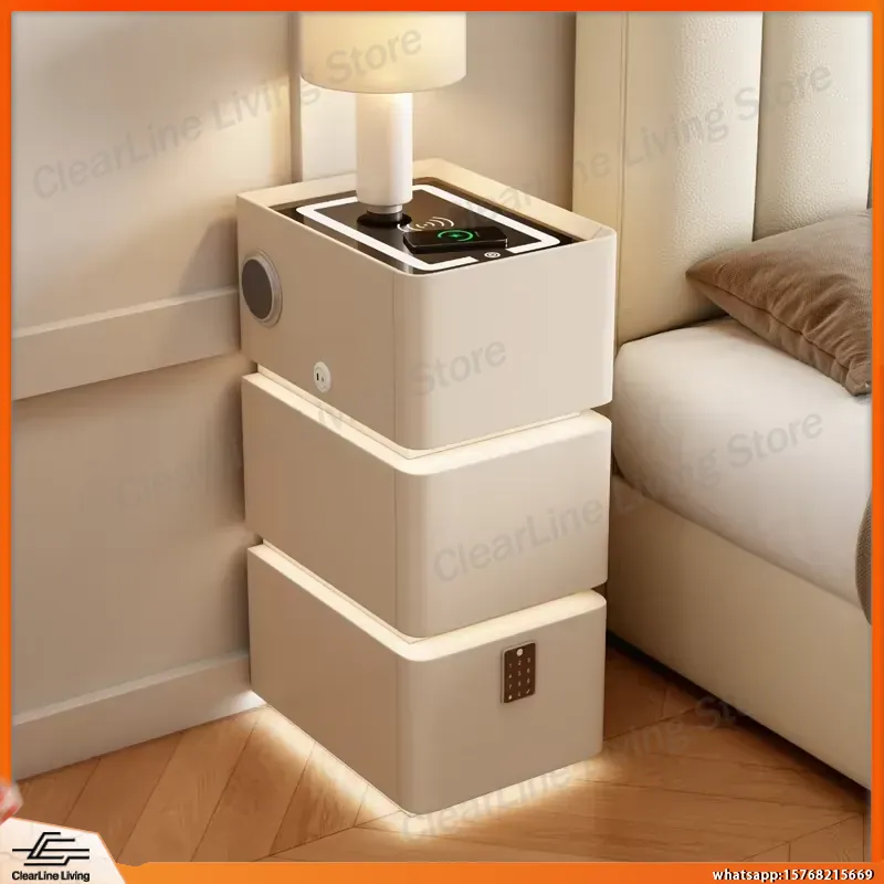 Ultra smal zwevend nachtkastje - Floating Nightstand With Led Light recensie en prijs