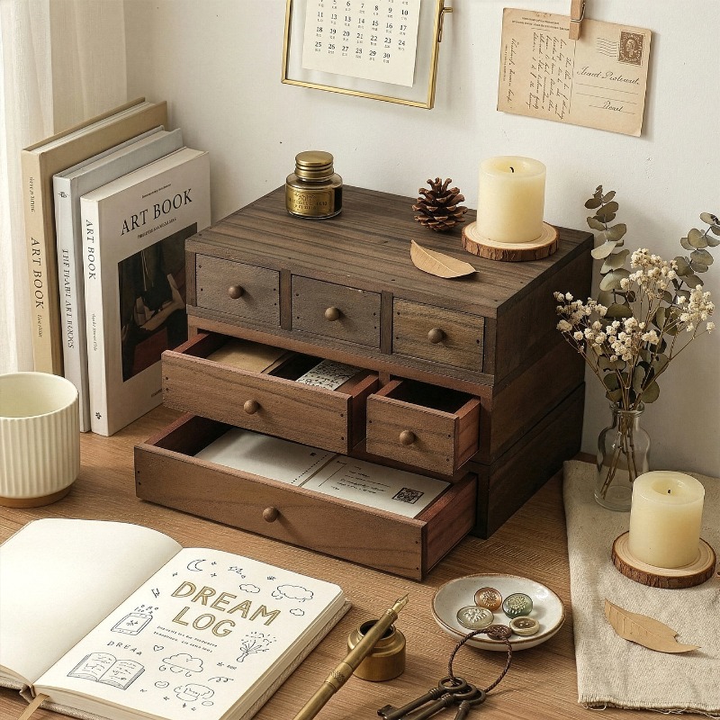 Houten opbergdoos voor op het  - Storage recensie en prijs