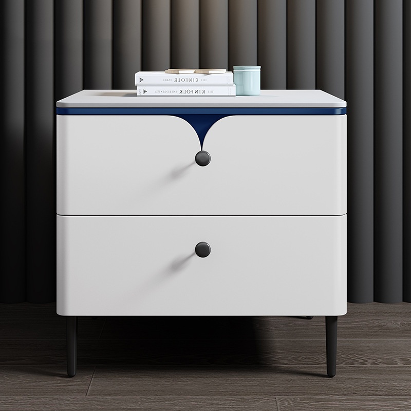 Modern nachtkastje van massief - Solid Wood Nightstand 2 Drawers recensie en prijs